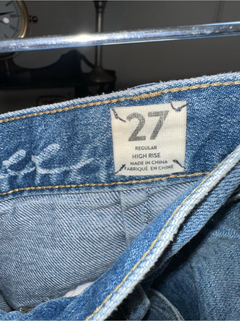 We The Free Relaxed Light Blue Carpenter Jeans - Picture 3 of 5